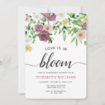 Love is in  Bloom Wildflower Garden Bridal Shower Invitation<br><div class="desc">Love is in  Bloom Wildflower Garden Bridal Shower Invitation</div>