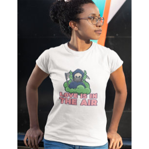 Love Is In The Air,Anti Valentine's Day T-Shirt