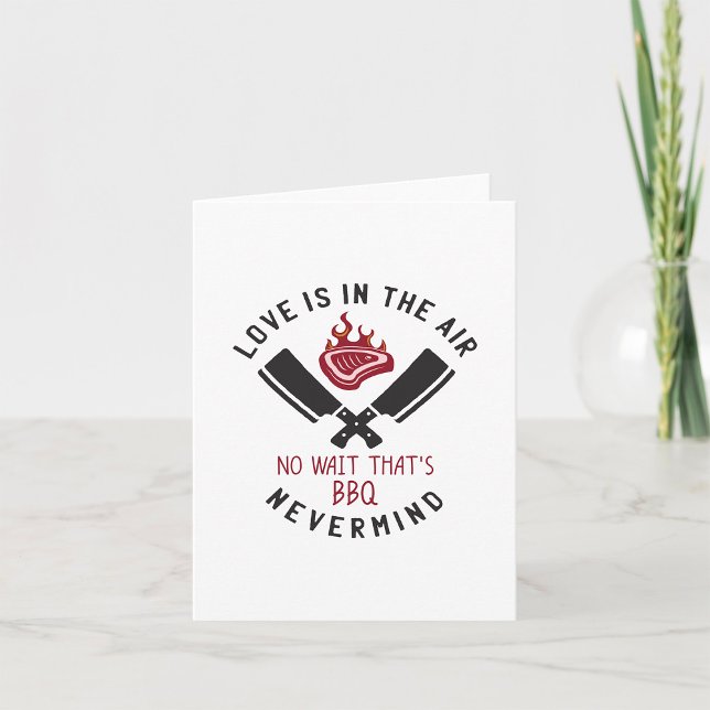 Love Is In The Air BBQ Card (Creator Uploaded)