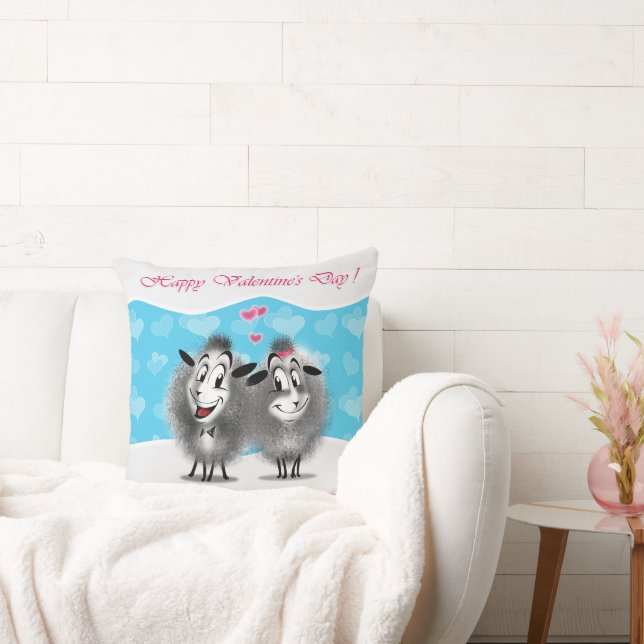 "Love is in the Air!" beautiful Love Cute sheep Cushion (Couch)