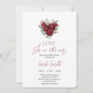 Love is in the air Bridal Shower Invitation