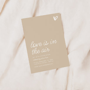 Love Is In The Air Bridal Shower Invite