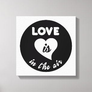 Love Is In The Air Canvas Print