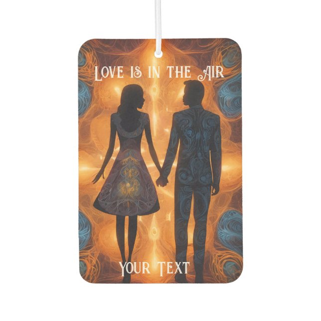 Love is in the Air Car Air Freshener (Front)