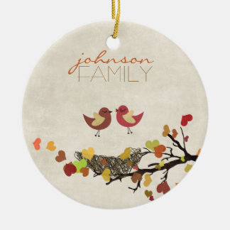 Love is in the air ceramic tree decoration