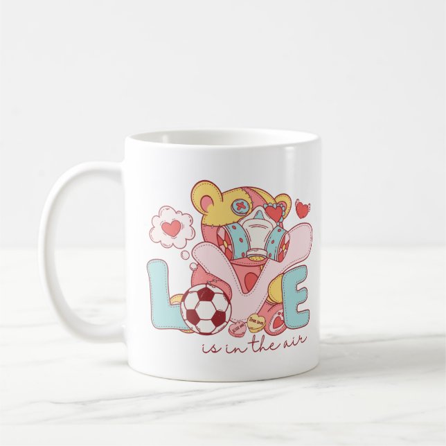 Love is in the air coffee mug (Left)