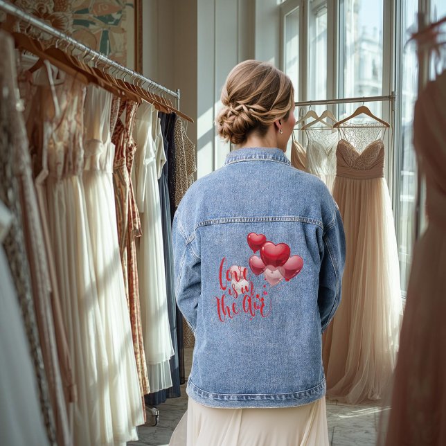 Love Is In The Air Denim Jacket (Creator Uploaded)