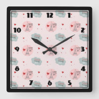 Love is in the air eiffel tower and hearts pattern