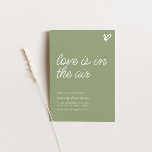 Love Is In The Air Engagement Party Invite