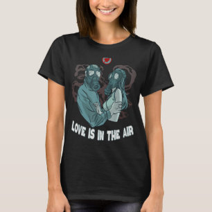 Love Is In The Air, Funny Anti Valentines Day Gas T-Shirt