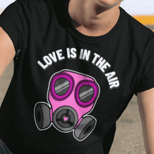 Love Is In The Air Gas Mask Shirt