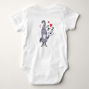 Love is in the Air Gnomes in a Hot Air Balloon Tot Baby Bodysuit