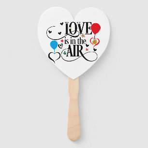 Love Is In The Air Hand Fan