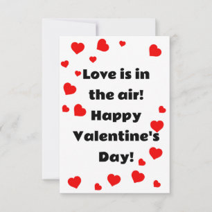 Love is in the air! Happy Valentine's Day Card