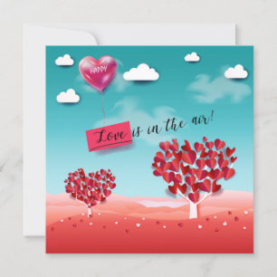 "Love is in the Air!" Holiday Card