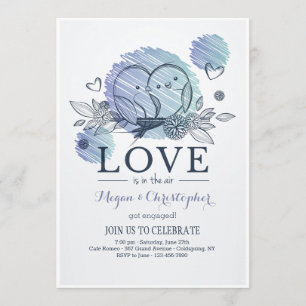 Love Is In The Air Invitation