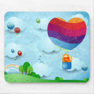 Love is in the air mouse mat