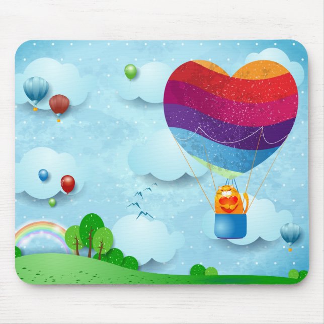 Love is in the air mouse mat (Front)