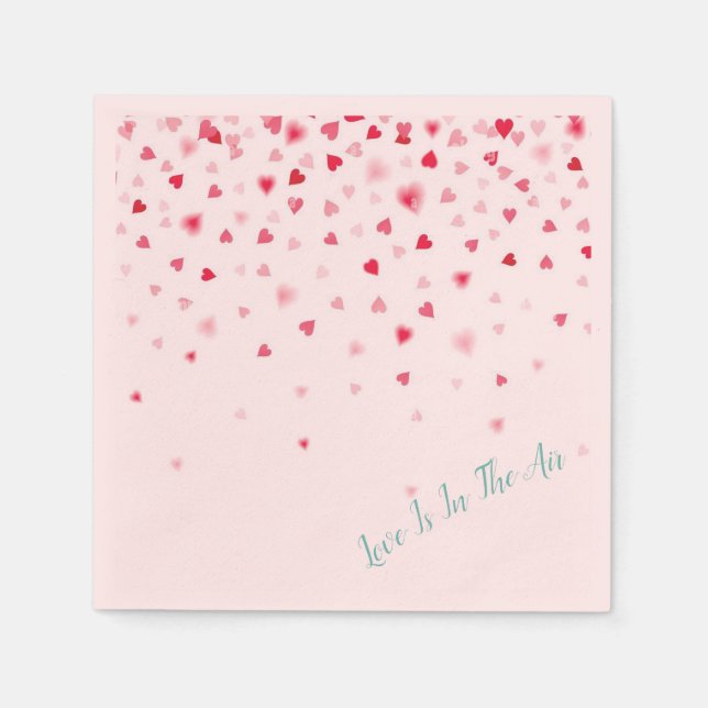 Love Is In The Air Napkins For Special Occasion (Front)