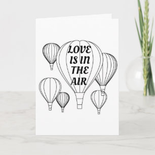 **LOVE** IS IN THE AIR **ON OUR ANNIVERSARY** CARD