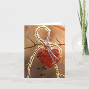 ***LOVE IS IN THE AIR ON OUR ANNIVERSARY** CARD