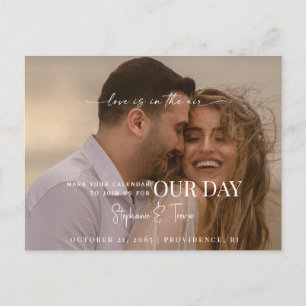 Love is in the Air Our Day Photo Postcard