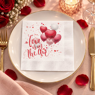 Love Is In The Air Paper Napkin