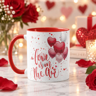 Love Is In The Air Personalised Mug