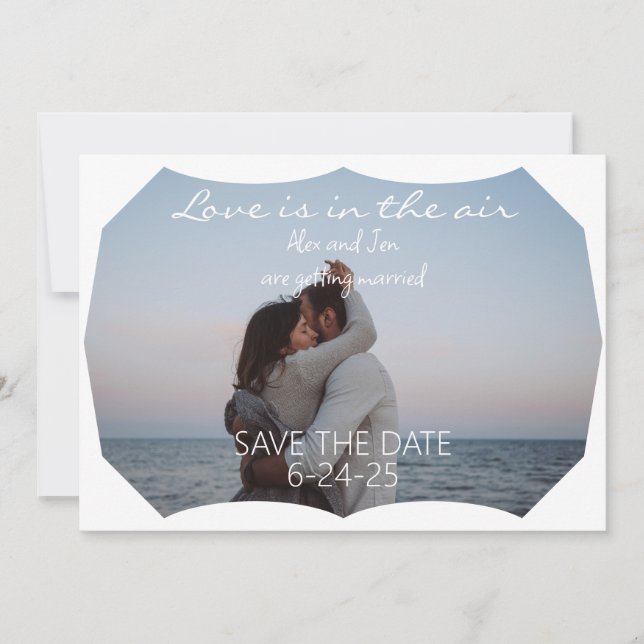 Love is in the air Photo  Invitation (Front)