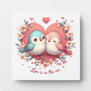 Love is in the air plaque