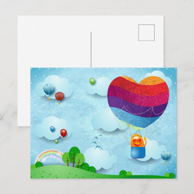 Love is in the air postcard (Front/Back)