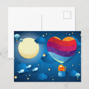 Love is in the air postcard