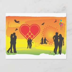 Love Is In The Air Postcard