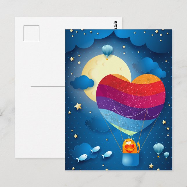 Love is in the air postcard (Front/Back)