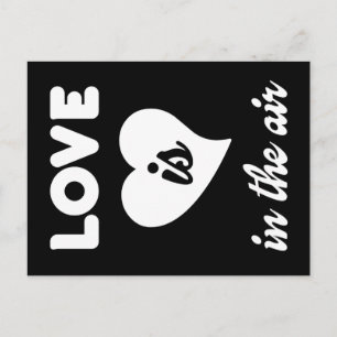 Love is in the air postcard