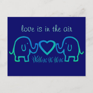 love is in the air postcard