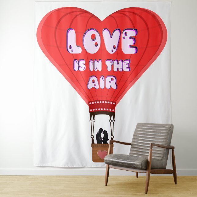 Love is in the Air Tapestry (In Situ)
