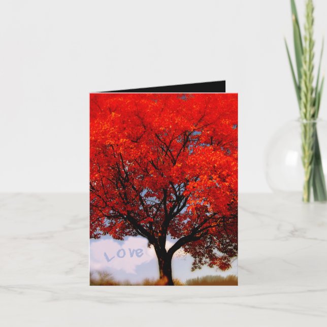 Love is in the air... thank you card (Front)