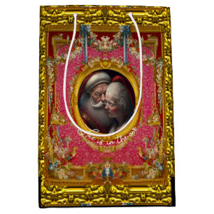 Love is in the air Tis the season  Medium Gift Bag