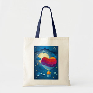Love is in the air tote bag