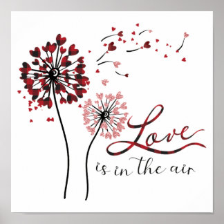 Love is in the Air | Valentine Gift | Holidays Poster