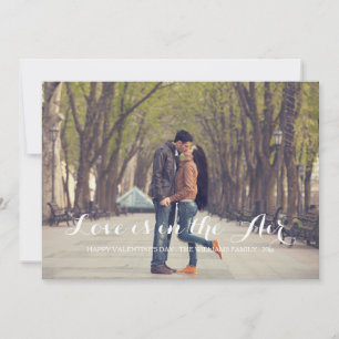 Love is in the Air Valentine's Day Holiday Card