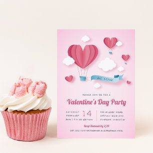 Love is in the Air Valentine's Day Party Invitation