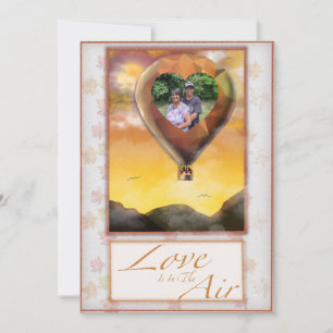 Love Is In The Air Wedding Invitation