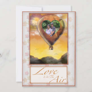 Love Is In The Air Wedding Invitation