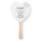 Love is in the Air Wedding Program Fan