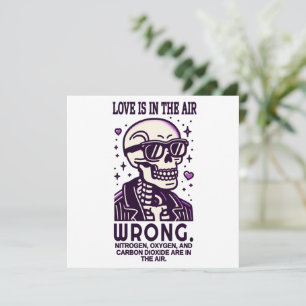 Love Is In The Air.  Wrong.  Holiday Card