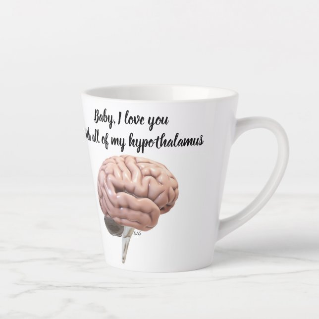 Love is in the Brain Mug (Right)