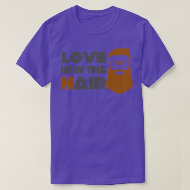Love is in the hair Men T-Shirt (Design Front)