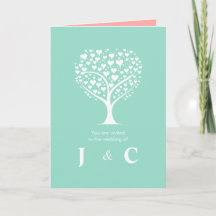 Love is in the Tree Minimalist Wedding